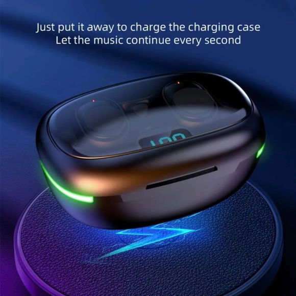 Passive Noise Cancelling In-Ear Touch Control LED Waterproof Wireless Earphone - Picture 6 of 7